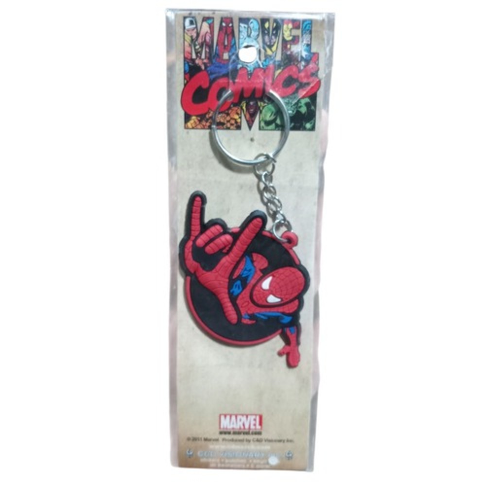 2011 Marvel Comics Spider-Man Rubber Keychain - DT